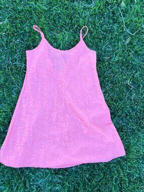 Sarah Bentley Women’s Slip Dress Size M Coral